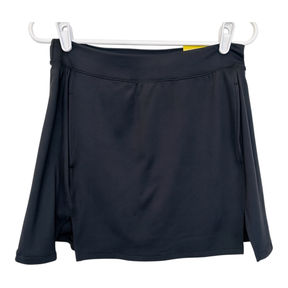All in Motion High-Rise Slim Fit Athletic Exercise Workout Skort Size S Black